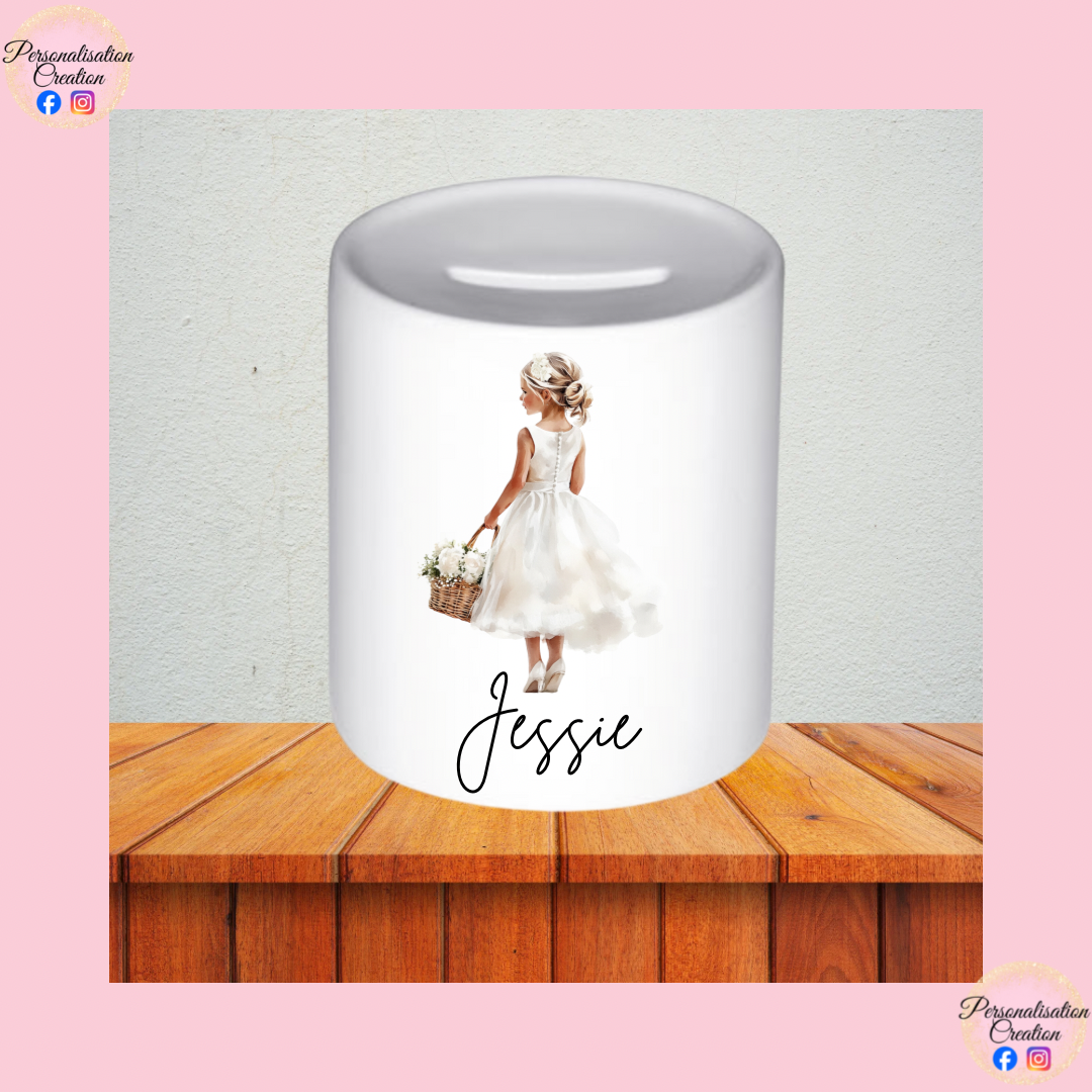 Flowergirl money box