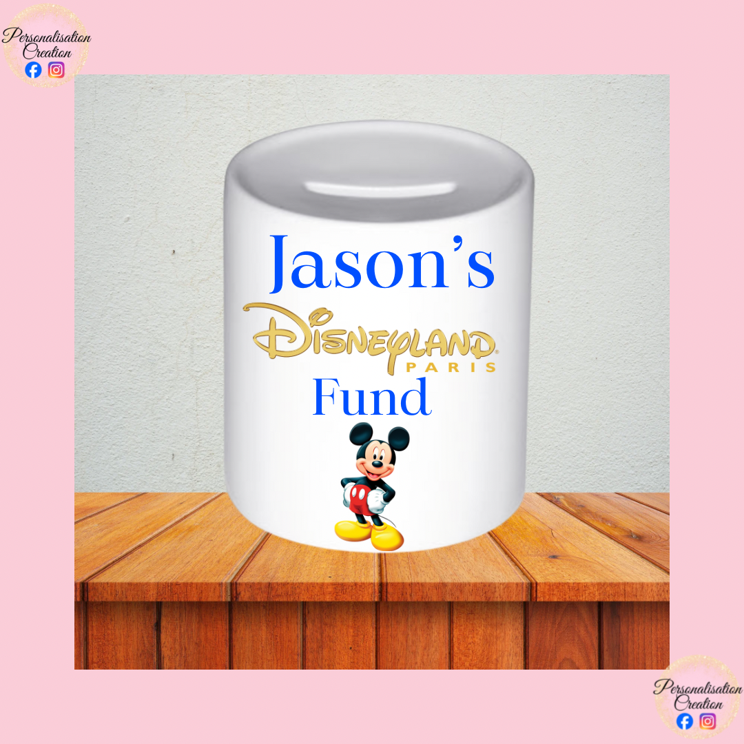 Mickey mouse disneyland fund money box