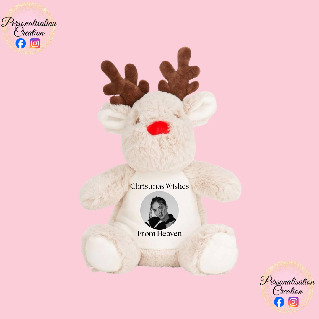 Christmas wishes from heaven teddy - medium