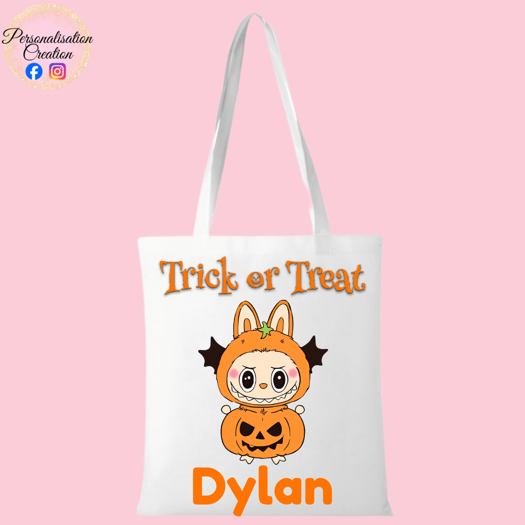 Labubu trick or treat bag