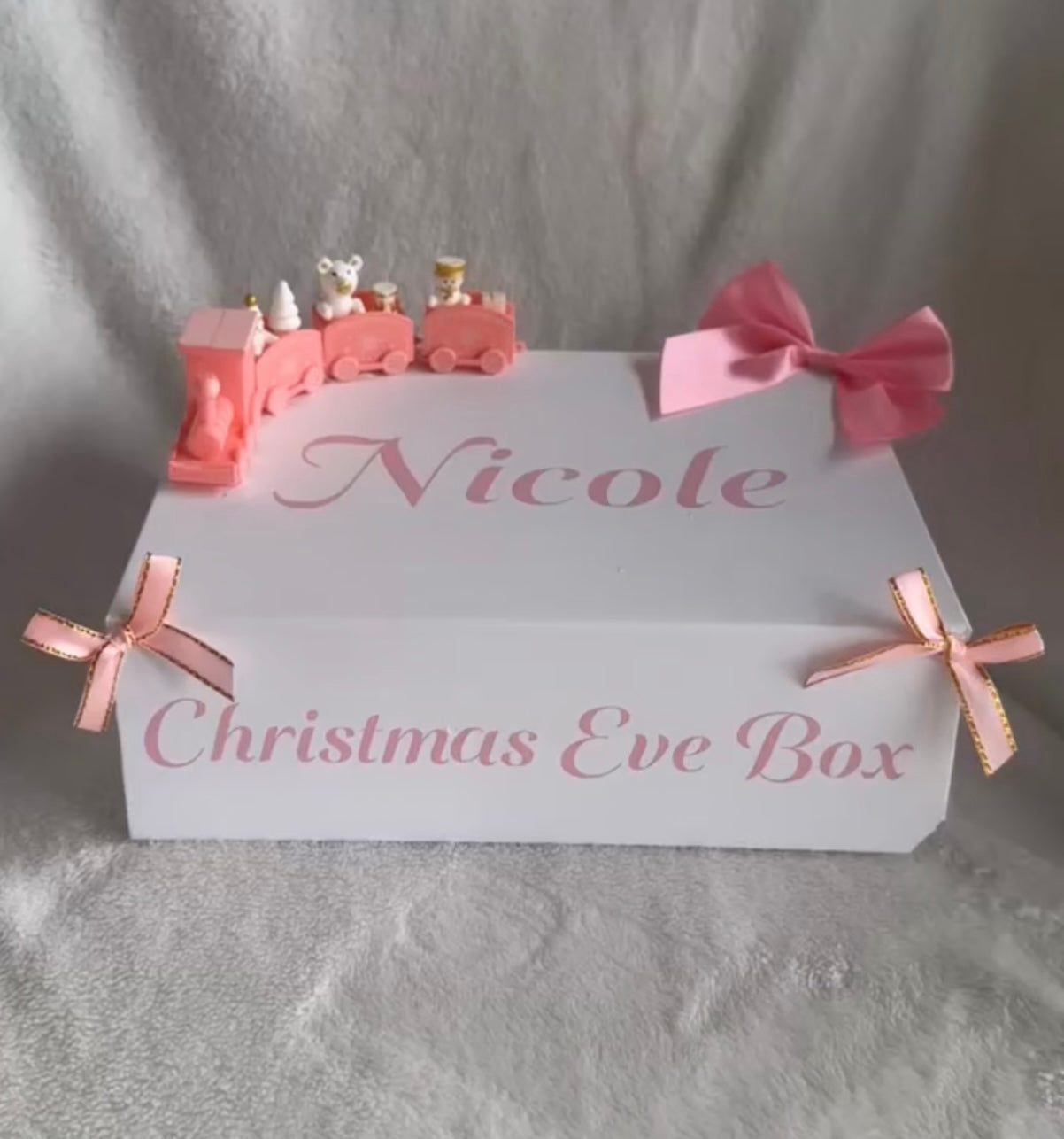 3d train christmas eve box - filled (pre order)