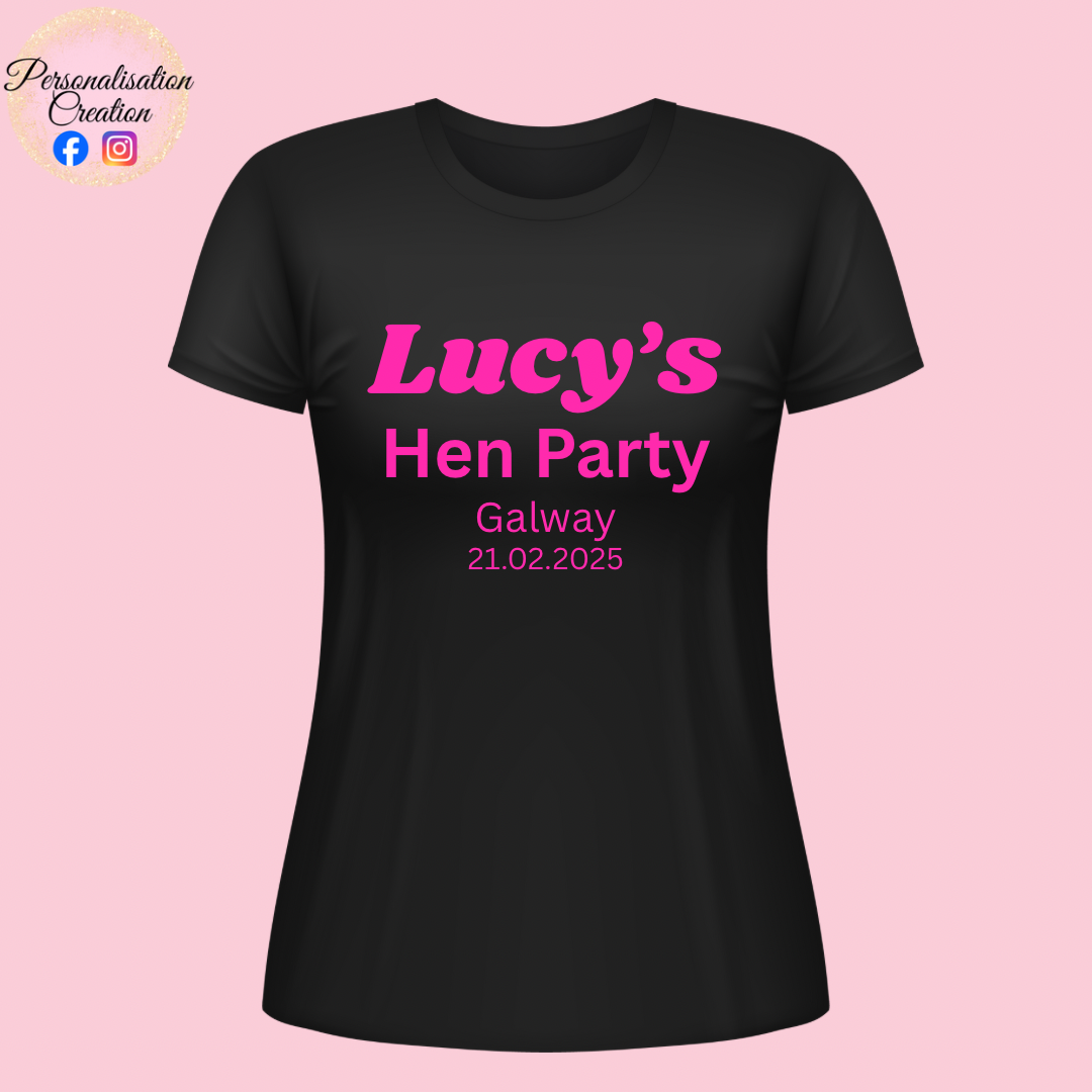 Hen party tshirt