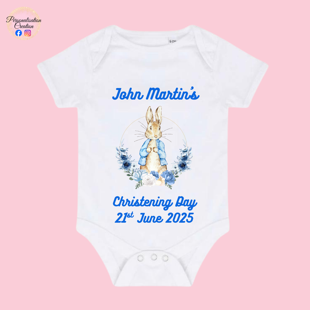 Bunny christening bundle