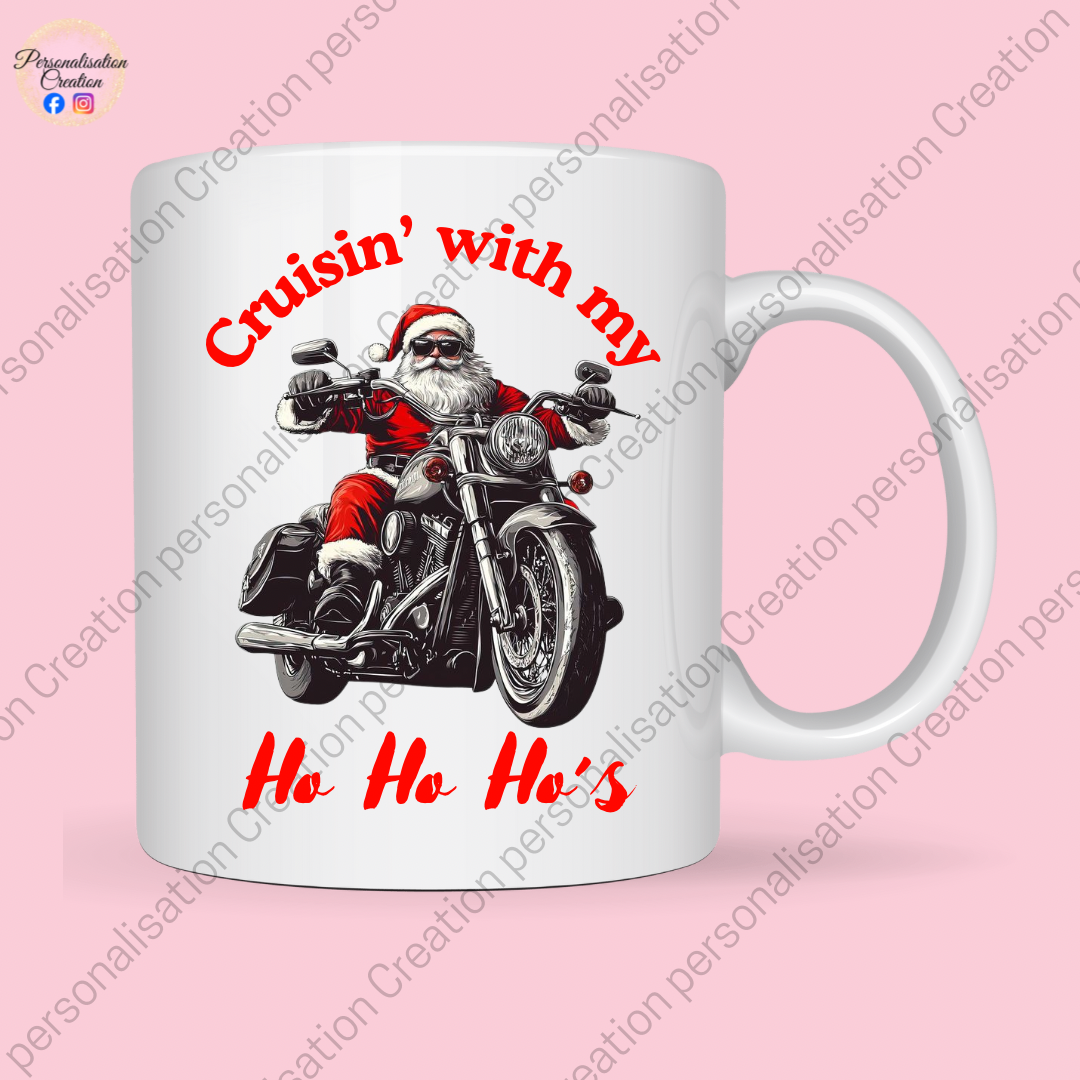 Cruisin’ with my ho ho ho’s motorbike mug
