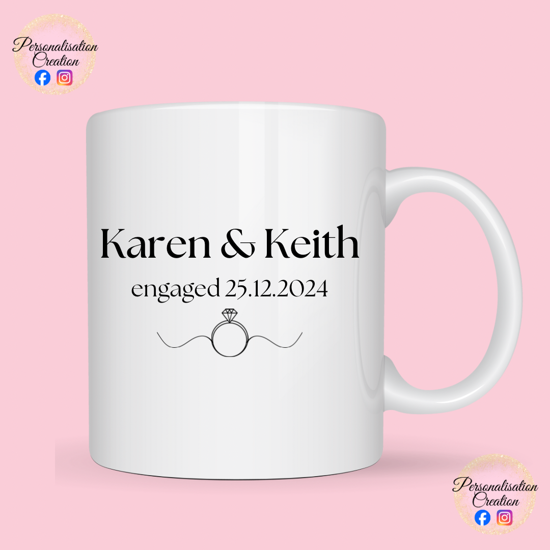 Engagement mug