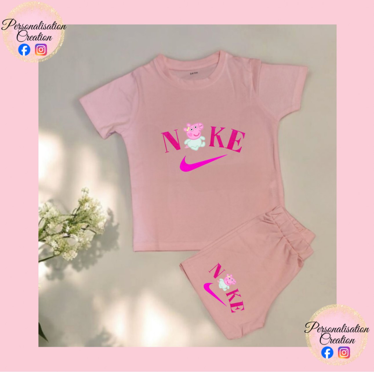 Nxke shorts & t-shirt set (option 1)