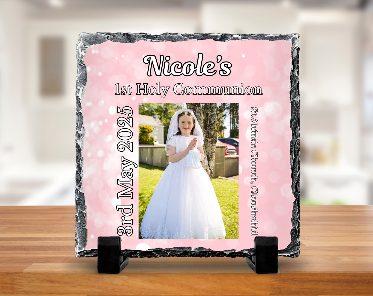 Communion facts slate - 15cm