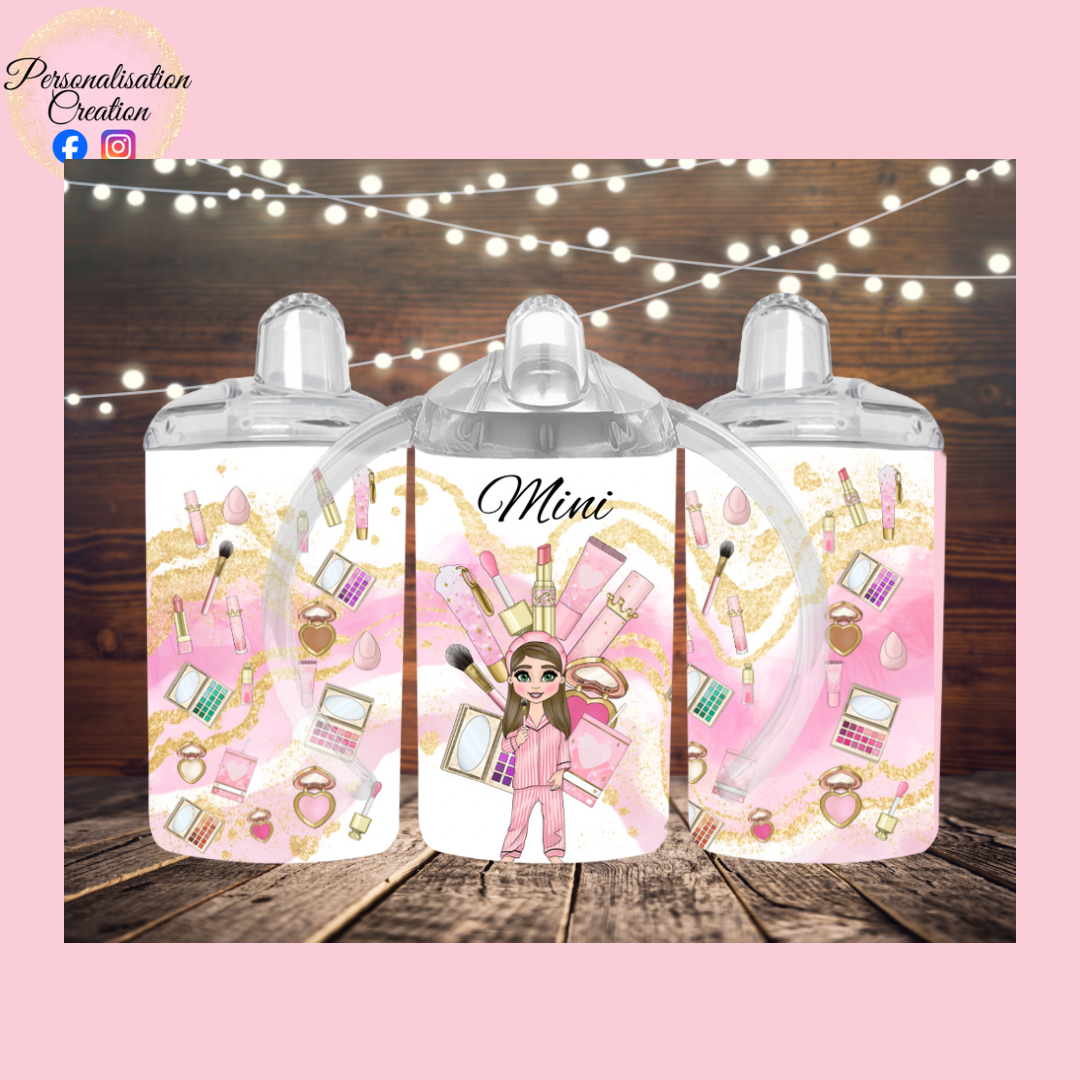 Mama & Mini makeup inspired makeup tumbler & sippy cup