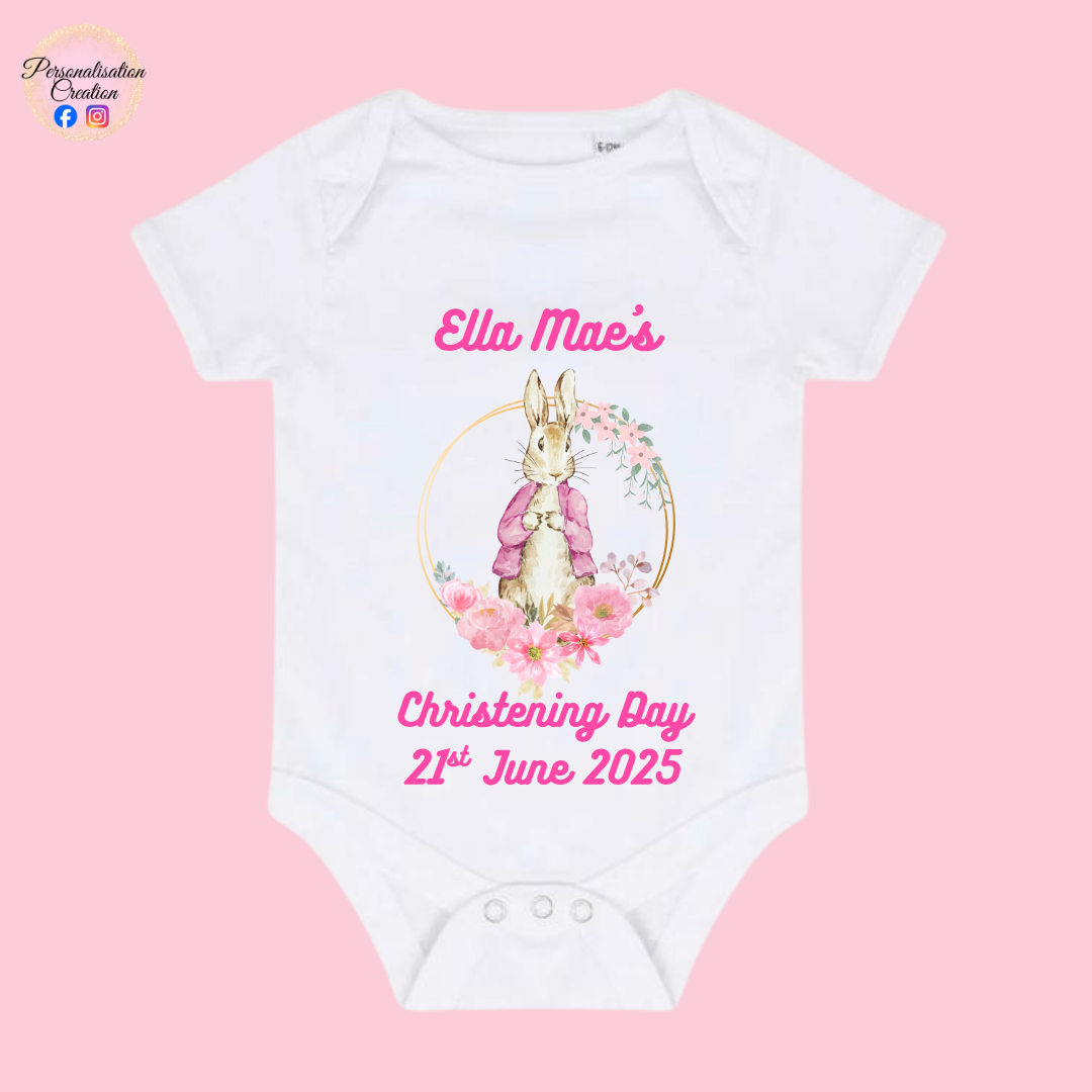 Bunny christening bundle
