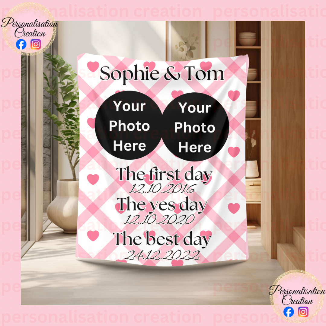 special dates blanket - large