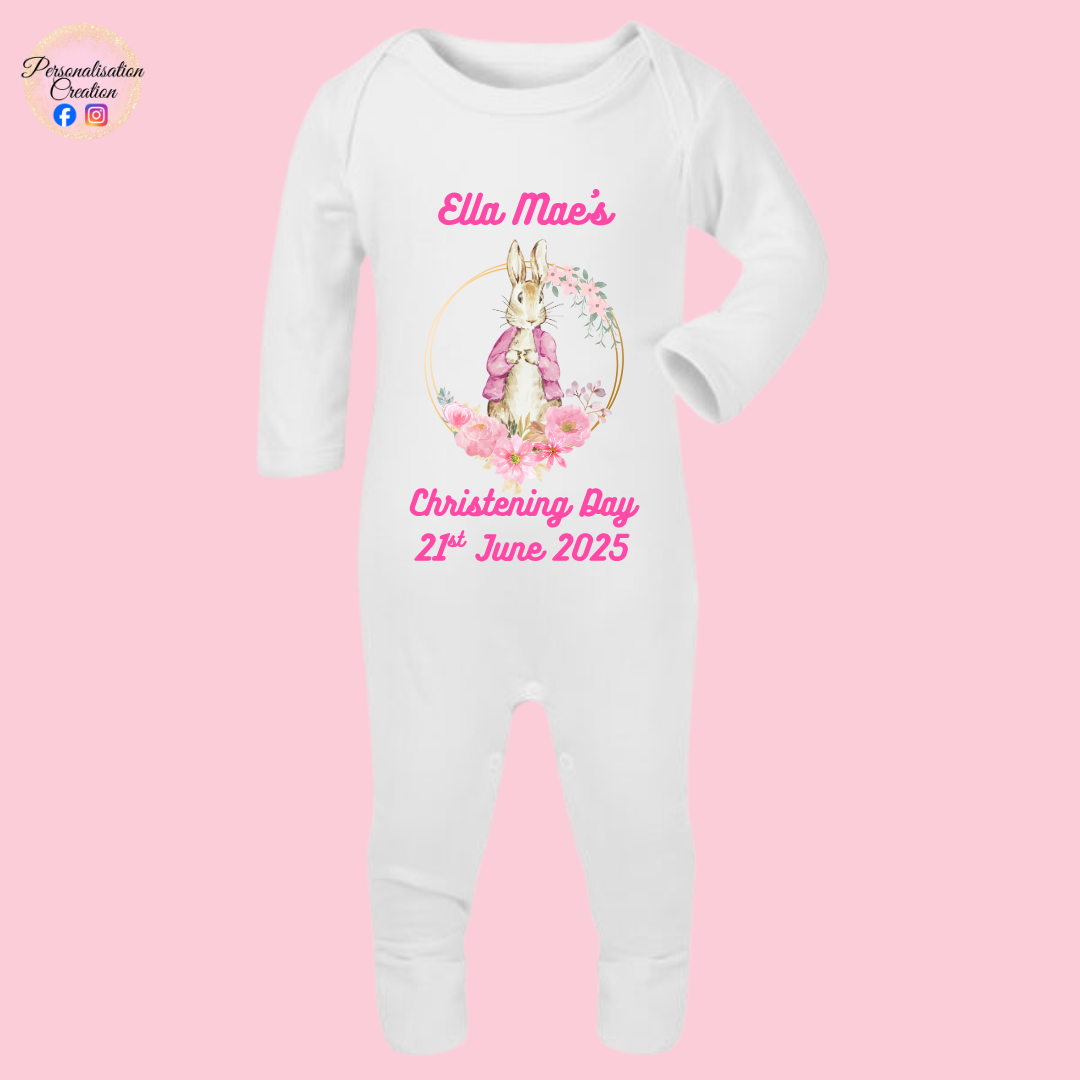 Bunny christening bundle