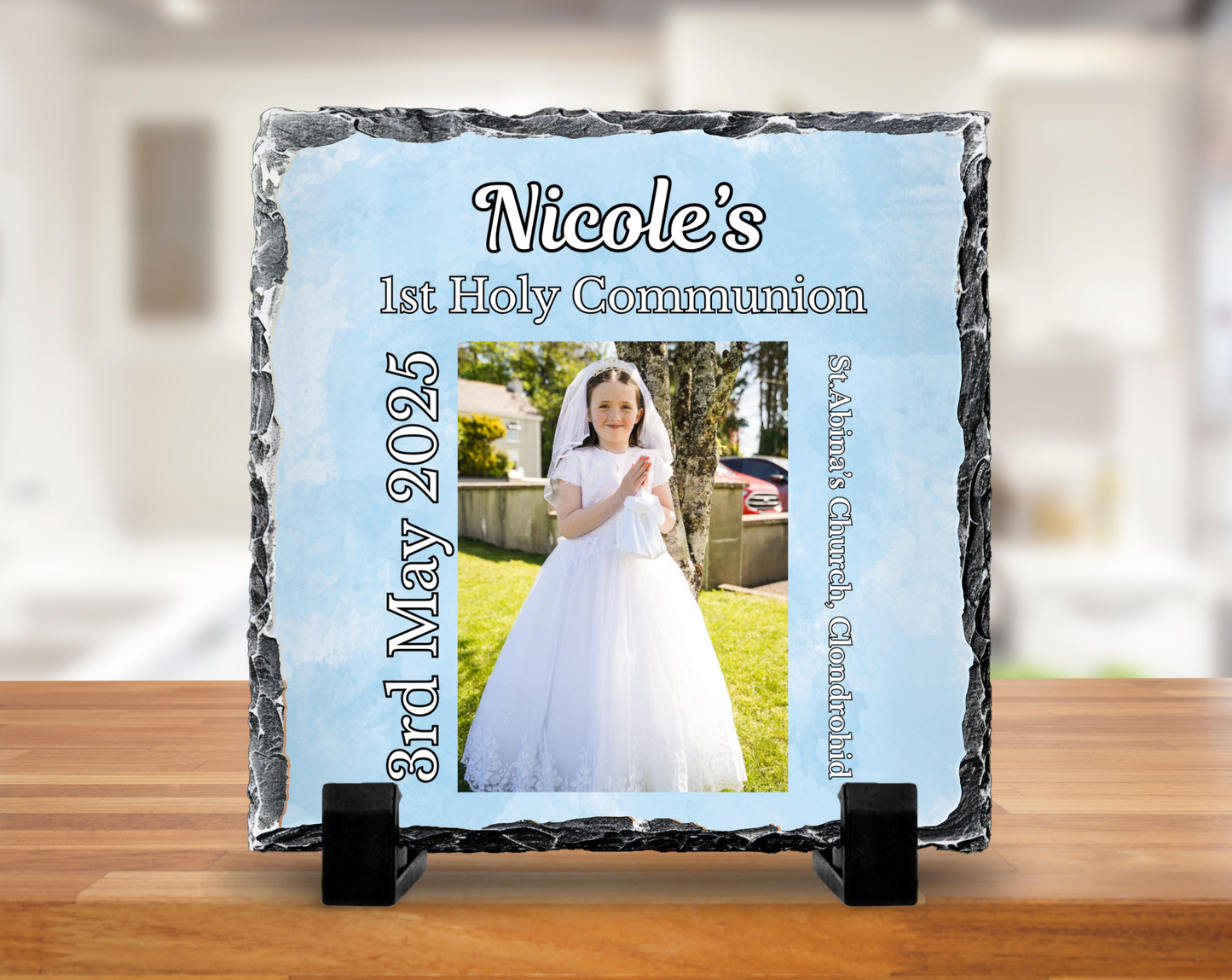 Communion facts slate - 20cm