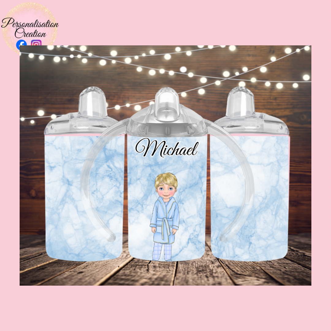 Blue mom & mini tumbler duo