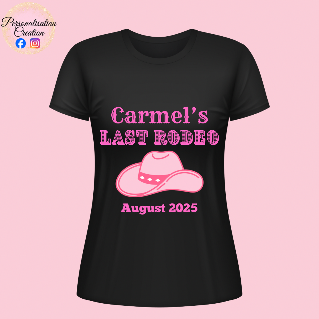 Las rodeo hen party tshirts