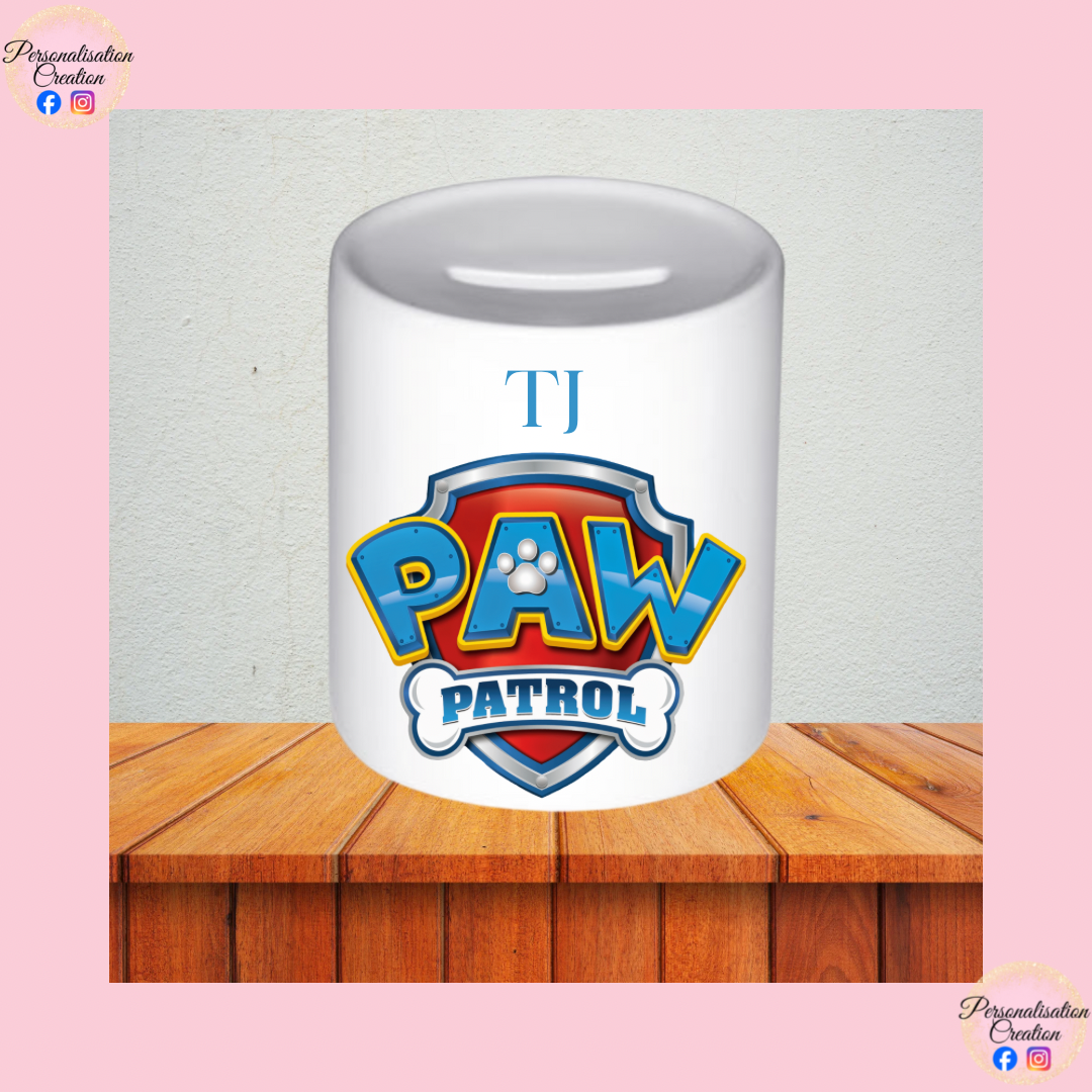 Paw patrol money box