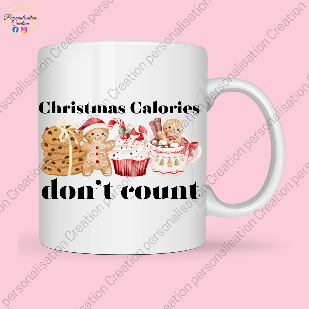 Christmas calories mug