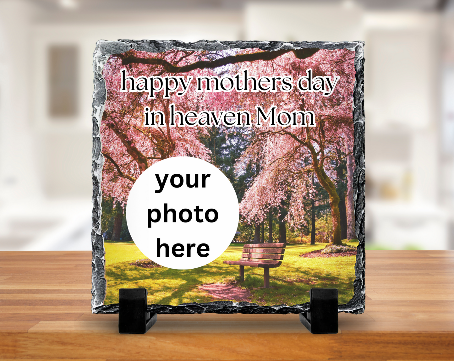 Mothers day in heaven slate - 20cm
