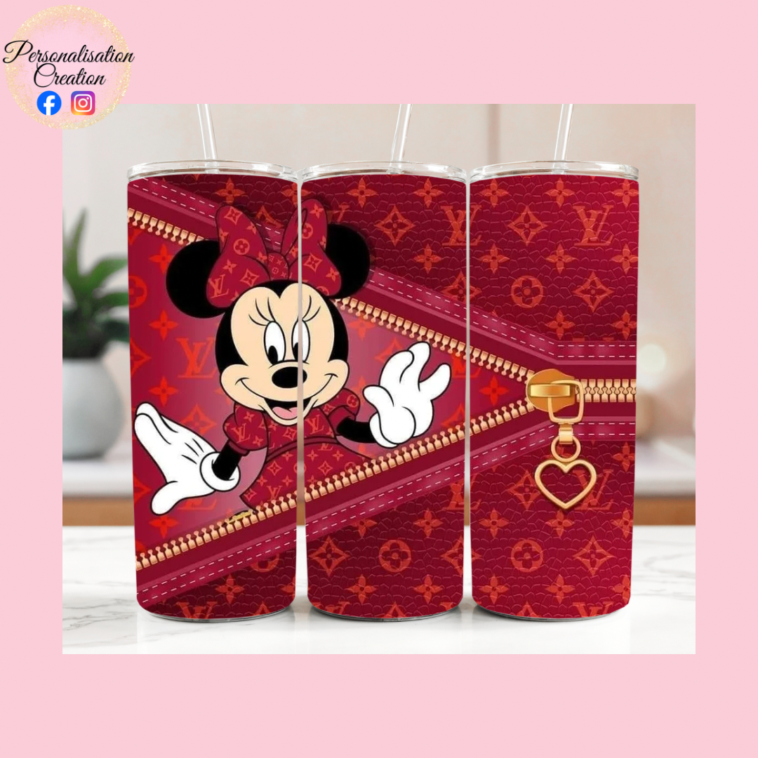LV x minnie mouse red tumbler
