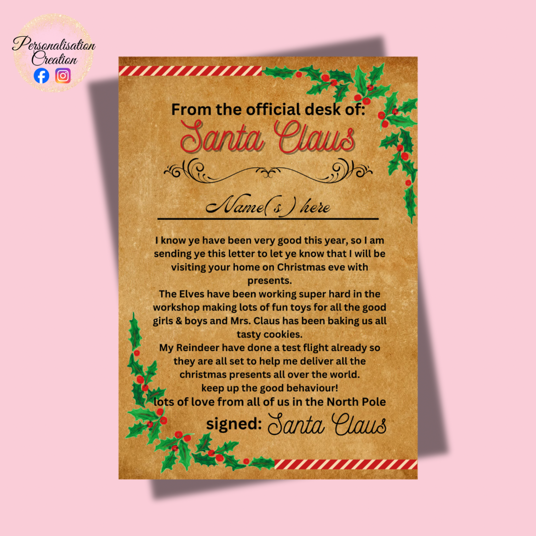 Letter from Santa