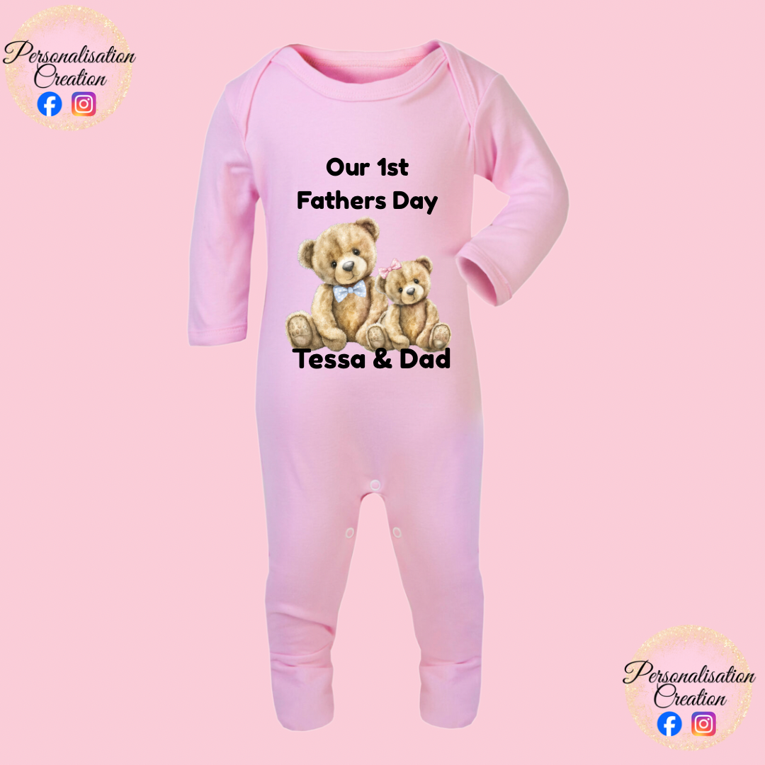 Our 1st fathers day babygrow