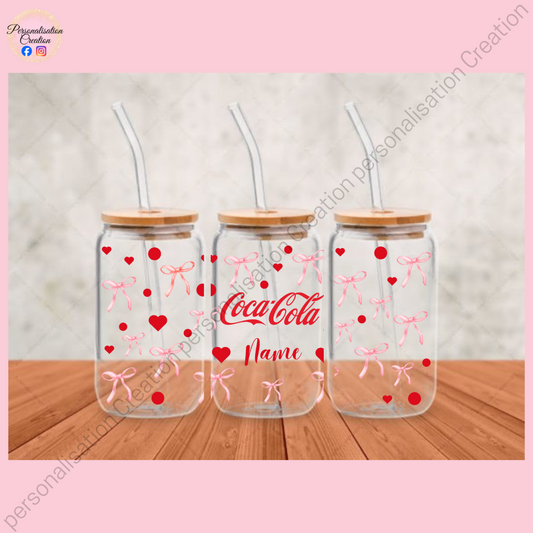 Coca cola glass can