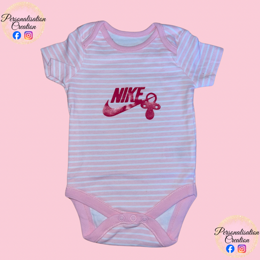 Pink nike baby vest - clearance item