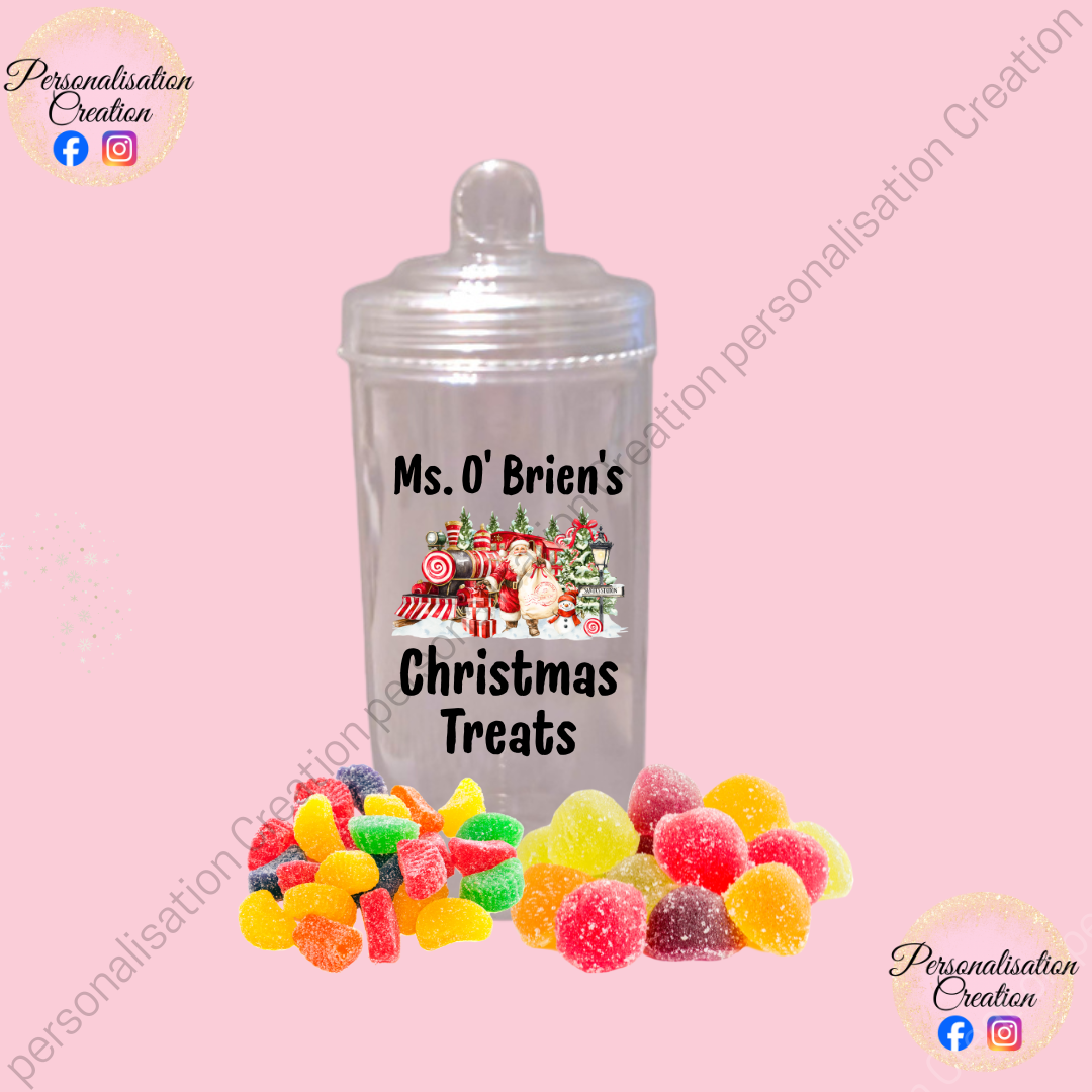 Teacher christmas treats sweet tub