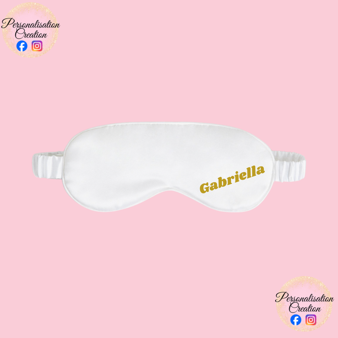 Personalised sleep mask