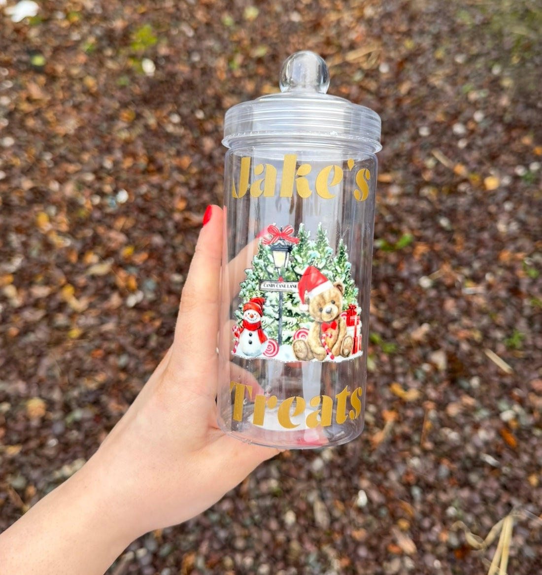 Teacher Christmas cookies sweet tub