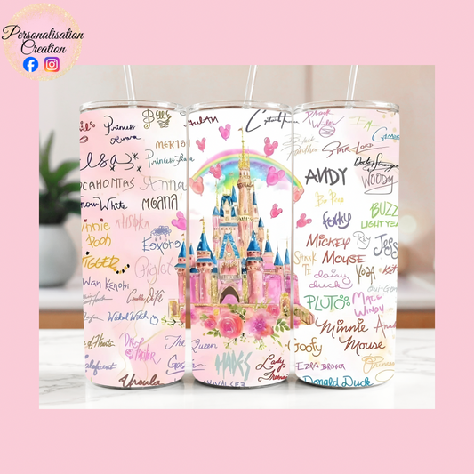 Disney signatures tumbler