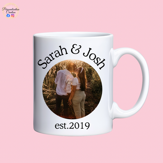 Couple photo mug