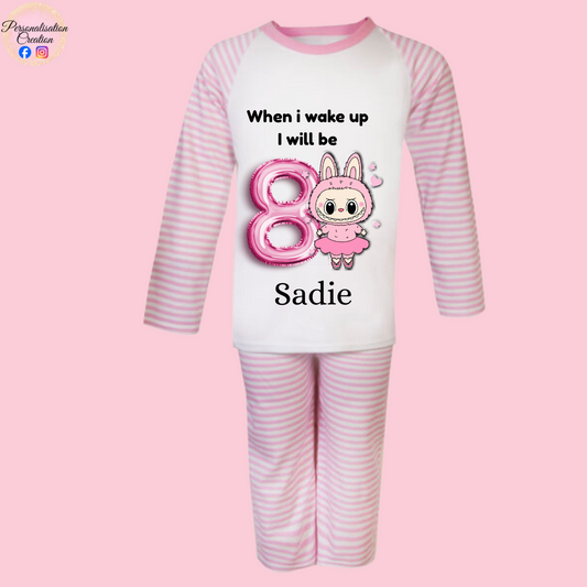 When i wake up labubu pjs