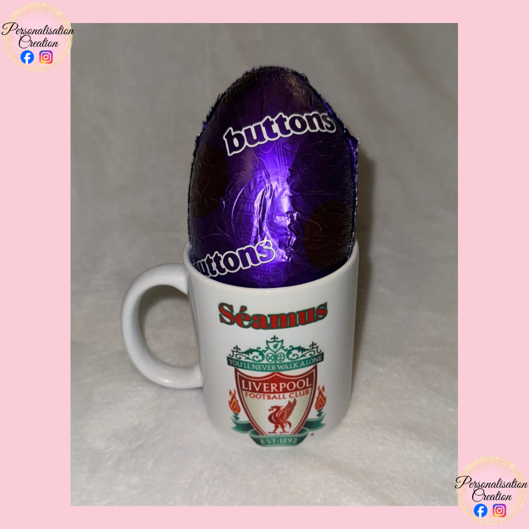 Themed easter egg in a mug