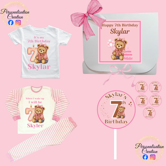 Teddy bear original birthday box