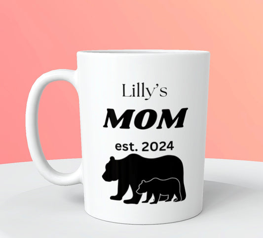 Mom bear mug