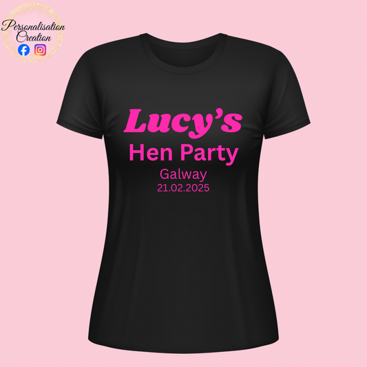 Hen party tshirt