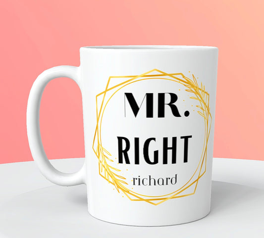 Mr & Mrs mugs (set of 2)