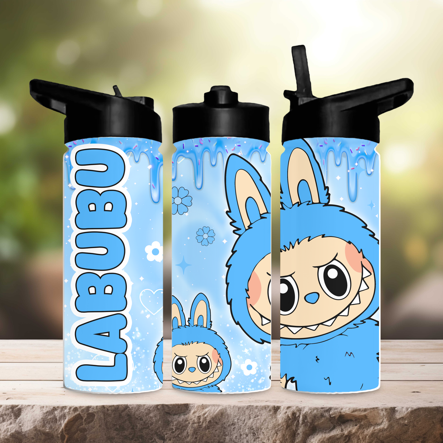 Labubu 600ml water bottle