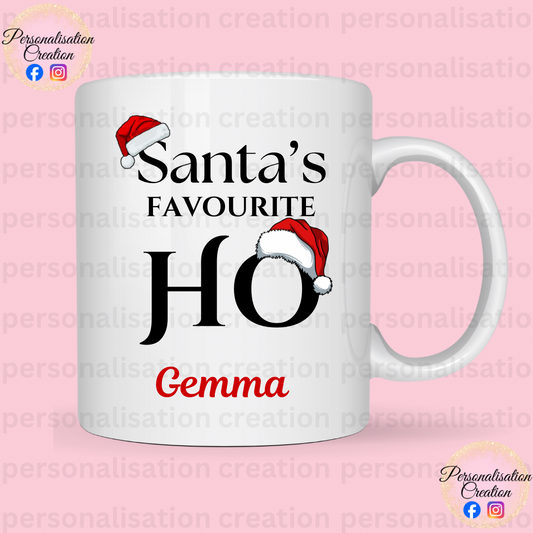 Santas favourite ho mug