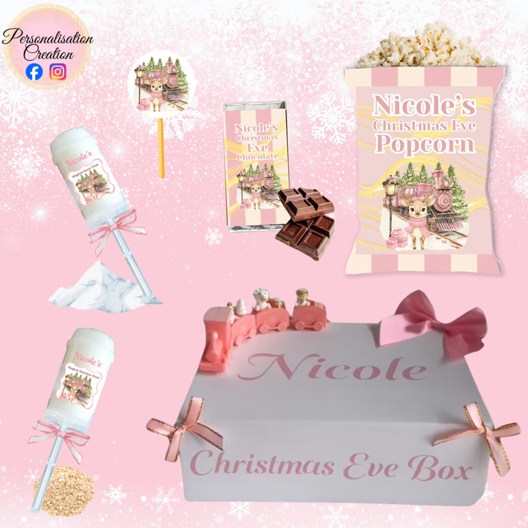 3d train christmas eve box - filled (pre order)