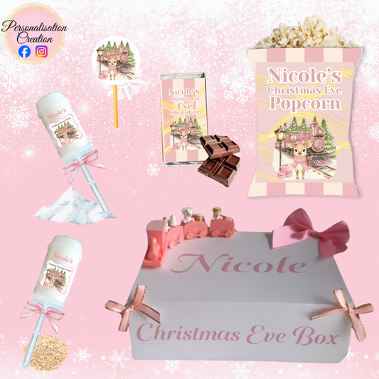 3d train christmas eve box - filled (pre order)