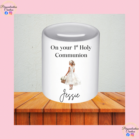 1st holy communion money box
