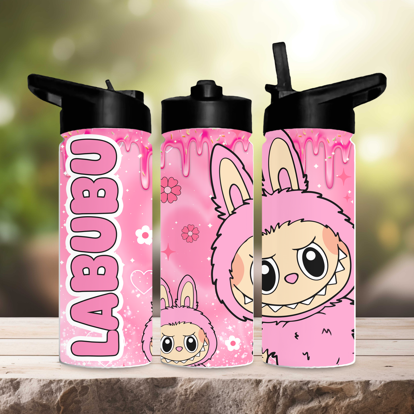 Labubu 600ml water bottle