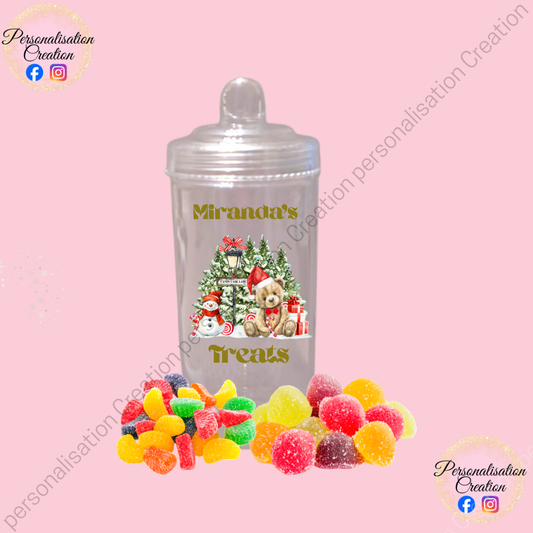 Christmas treats sweet tub