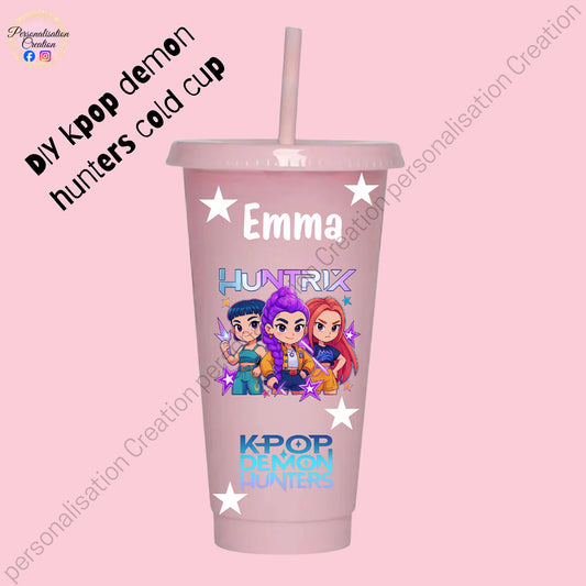 Design your own kpop cold cup