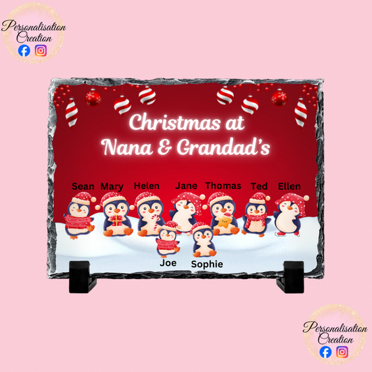 Grandchildren 15x20cm christmas slate