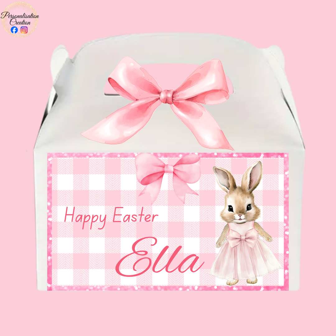 Small pink easter gift box