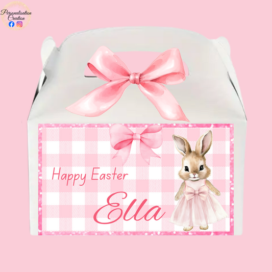 Small pink easter gift box