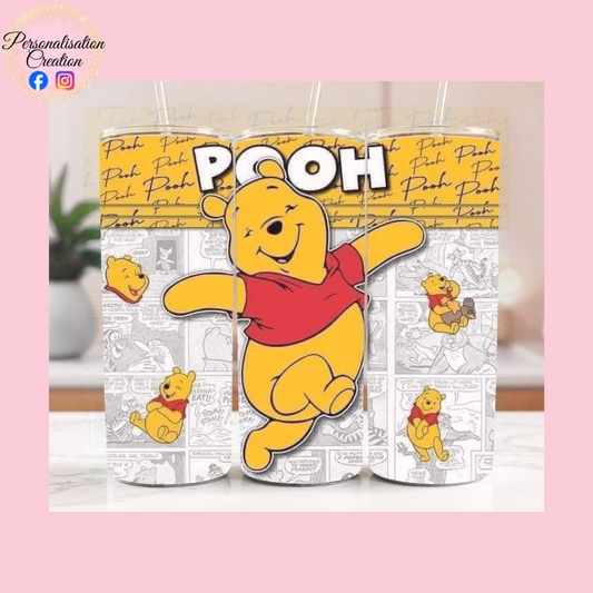 Winnie the pooh comic tumbler