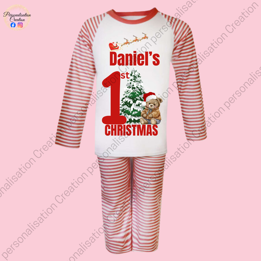 1st christmas pjs & blanket bundle